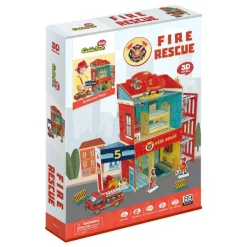 Cubic Fun Puzzle 3D - Fire Rescue*Enfant 3D|Pompiers, Police, Secours