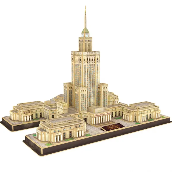 Cubic Fun Puzzle 3D - Palais de la Culture et de la Science*Enfant 3D|À Partir De 9 Ans