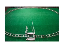 Wooden.City Puzzle 3D en Bois - Rails Ronds + Croisement* 3D|Puzzles Adultes