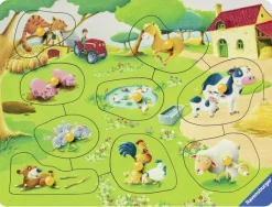 Ravensburger Puzzle en Bois - Animaux de la Ferme*Enfant Puzzles Enfants|À Partir De 2 Ans