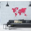 Wooden.City Puzzle en Bois - Carte du Monde XXL (Corail)* Puzzles Adultes|Déco Et Objets