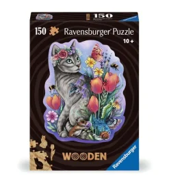 Ravensburger Puzzle en Bois - Chat Printanier*Enfant Puzzles Enfants|À Partir De 9 Ans