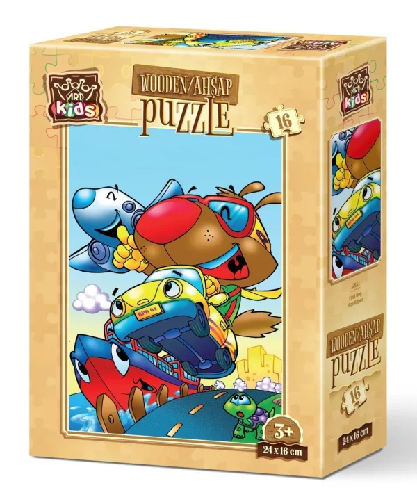 Art Puzzle Puzzle en Bois - Chien Rapide*Enfant Puzzles Enfants|Puzzles Pour Enfants