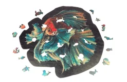 The Wild Puzzle Puzzle en Bois - Dans le Bocal* Puzzles Adultes|Animaux Marins