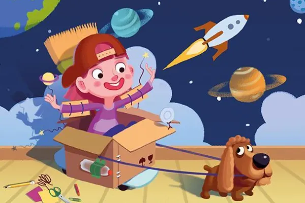 Art Puzzle Puzzle en Bois - Mini Astronaute*Femme/Enfant Puzzles Enfants|Chiens