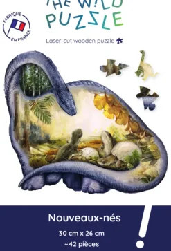 The Wild Puzzle Puzzle en Bois - Nouveaux-Nés* Puzzles Adultes|Dinosaures