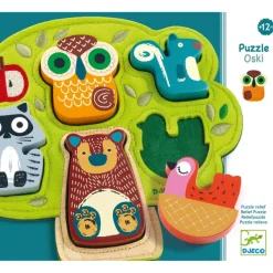 Djeco Puzzle en Bois - Oski*Enfant Puzzles Enfants|À Partir De 2 Ans