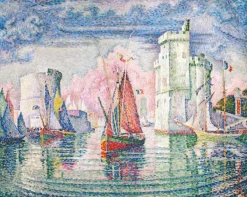 Puzzle Michèle Wilson Puzzle en Bois Découpé à la Main - Entrée Du Port De La Rochelle* Puzzles Adultes|Ports