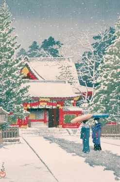 Puzzle Michèle Wilson Puzzle en Bois Découpé à la Main - Neige A Hie-Jinja* Puzzles Adultes|Japon