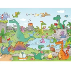 Puzzle Michèle Wilson Puzzle en Bois Découpé à la Main - Cacouault - Dinosaures*Enfant Puzzles Enfants|Puzzles Pour Enfants