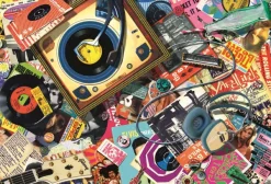 Trefl Wood Craft Puzzle en Bois Premium Line - Dans Le Monde De La Musique*Femme Puzzles Adultes|Musique, Danse, Instruments