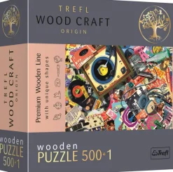 Trefl Wood Craft Puzzle en Bois Premium Line - Dans Le Monde De La Musique*Femme Puzzles Adultes|Musique, Danse, Instruments