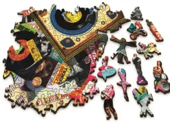 Trefl Wood Craft Puzzle en Bois Premium Line - Dans Le Monde De La Musique*Femme Puzzles Adultes|Musique, Danse, Instruments