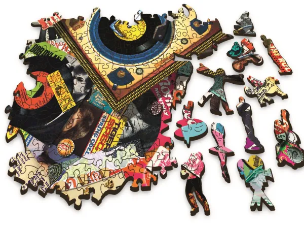 Trefl Wood Craft Puzzle en Bois Premium Line - Dans Le Monde De La Musique*Femme Puzzles Adultes|Musique, Danse, Instruments