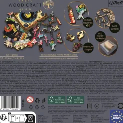 Trefl Wood Craft Puzzle en Bois Premium Line - Dans Le Monde De La Musique*Femme Puzzles Adultes|Musique, Danse, Instruments