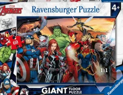 Ravensburger Puzzle Géant de Sol - Avengers*Enfant Géant De Sol|Dès 6 Ans : 50 À 100 Pièces