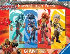 Ravensburger Puzzle Géant de Sol - Gormiti*Enfant Géant De Sol|Dès 4 Ans : 21 À 30 Pièces