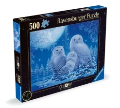 Ravensburger Puzzle Glow in the Dark - Chouettes au Clair de Lune* Oiseaux|Neige