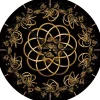 Art Puzzle Puzzle Horloge - Danse avec la Nuit (Pile non fournie)* Rond|Puzzles Horloges