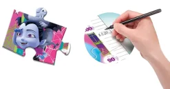 Clementoni Puzzle Measure Me - Disney Junior - Vampirina*Enfant Puzzles Pour Enfants|Dès 4 Ans : 21 À 30 Pièces