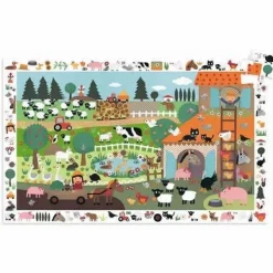 Djeco Puzzle observation : La ferme*Enfant Puzzles Pour Enfants