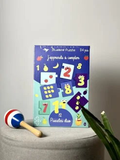 Bluebird Puzzle Puzzles duo - J'apprends à Compter*Enfant À Partir De 2 Ans|Dès 2 Ans : Moins De 10 Pièces