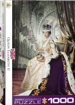 Eurographics Queen Elizabeth II*Femme Personnages Célèbres|De 1 000 Pièces