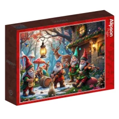 Alipson Puzzle Rafael Trujillo - Noël Enchanté dans les Bois*Femme Animaux Fantastiques|Animaux De La Forêt