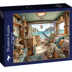 Bluebird Puzzle Rafael Trujillo - Camping de la Côte* Chiens|Déco Et Objets