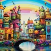 Yazz Rainbow City* Déco Et Objets|Villes Et Villages