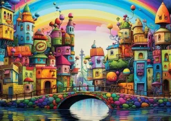Yazz Rainbow City* Déco Et Objets|Villes Et Villages
