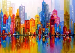 Enjoy Puzzle Rainbow City* Villes Et Villages|Art