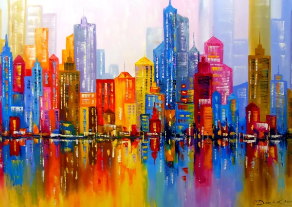 Enjoy Puzzle Rainbow City* Villes Et Villages|Art