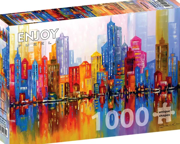 Enjoy Puzzle Rainbow City* Villes Et Villages|Art