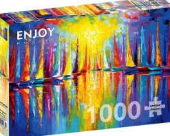 Enjoy Puzzle Rainbow Sailboats* Bateaux|Art