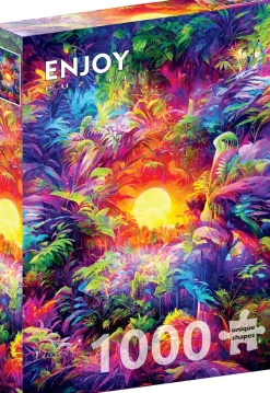 Enjoy Puzzle Rainbow Tropic* Soleil, Lune|Forêts, Fleurs Et Jardins