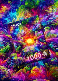 Enjoy Puzzle Rainbow Tropic* Soleil, Lune|Forêts, Fleurs Et Jardins
