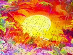 Enjoy Puzzle Rainbow Tropic* Soleil, Lune|Forêts, Fleurs Et Jardins