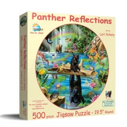 SunsOut Reflets de Panthère* Rond|Oiseaux