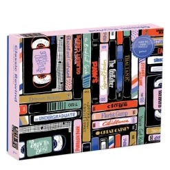 Galison Rembobinage Classique- Puzzle Étincelant de 1000 Pièces*Femme Rétros Et Nostalgie|Musique, Danse, Instruments