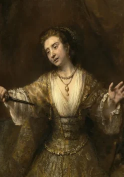 Grafika Rembrandt - Rembrandt : Lucretia, 1664* Art|De 1 000 Pièces