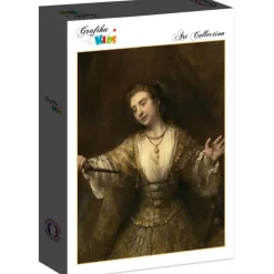 Grafika Kids Rembrandt - Rembrandt : Lucretia, 1664*Enfant Art|Dès 6 Ans : 50 À 100 Pièces