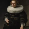 Grafika Rembrandt - Rembrandt - Portrait de Femme, 1632* Art|De 1 000 Pièces