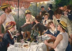 Grafika Renoir Auguste - 2 Puzzles - L'Art d'Auguste Renoir : Le Déjeuner des Canotiers - La Grenouillère* Art|De 500 À 999 Pièces
