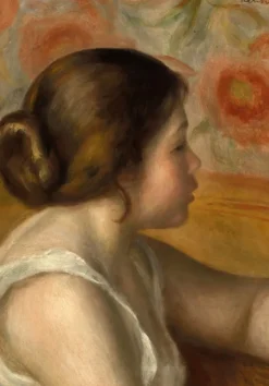 Grafika Kids Renoir Auguste - Auguste Renoir : Tête de Jeune Fille, 1890*Enfant Art|Dès 6 Ans : 50 À 100 Pièces