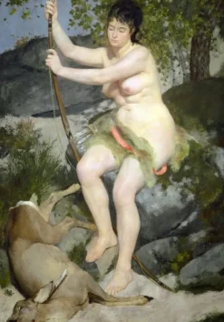 Grafika Kids Renoir Auguste - Auguste Renoir : Diana, 1867*Enfant Art|Dès 6 Ans : 50 À 100 Pièces