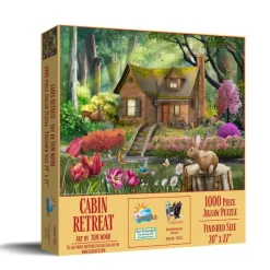 SunsOut Retraite Au Chalet* Animaux De La Forêt|Forêts, Fleurs Et Jardins