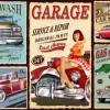 Grafika Retro Car Service* Voitures, Motos Et Camions|Rétros Et Nostalgie