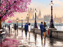 Castorland Richard Macneil - Le Long de la Rivière*Femme De 2 000 Pièces|De 2 000 Pièces