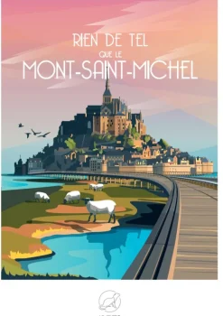 La Loutre Rien de tel que le MONT-SAINT-MICHEL* Rétros Et Nostalgie|Déco Et Objets